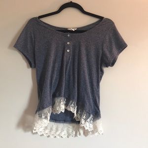 Lacey blue T-shirt